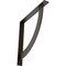Ekena Millwork Bulwark Steel Bracket, Antiqued Bronze 2"W x 18"D x 18"H BKTM02X18X18BUABZ - alternate 1